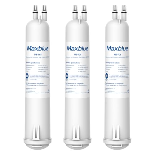 Maxblue EDR3RXD1 Replacement for 4396841, Everydrop® Filter 3, 4396710, Kenmore® 46-9083, 46-9030, Refrigerator Water Filter, 3 Filters