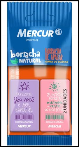 Borracha Colorida Pull Pack Retang 1Lilas/1Rosa Bl Com 02 110647