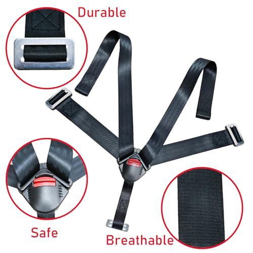 Image of Universal 5 Point Seat Chest Harness Clip and Seat Chest Harness Clip Buckle Replacement Trend Adjustable Guard