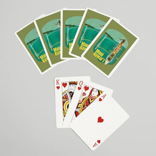 Lantern Press Baraja de Poker Maui Hawaii 52 Cartas miniatura 7