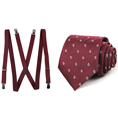 Set de 7 piezas: corbata, cinturón y accesorios formales miniatura 4