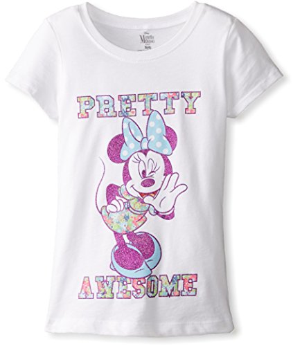 FREEZE Little Girls' Minnie Pretty Awesome Short Sleeve Tee
