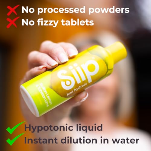 Siip Hydrate Liquid Electrolytes & Vitamins, Makes 90 Drinks, with Vitamin B12, Vitamin C, Vitamin D3, Magnesium, Zinc, 3 Fruits Flavours, 3 Bottles Pack Siip Hydrate Liquid Electrolytes & Vitamins, Makes 90 Drinks, with Vitamin B12, Vitamin C, Vitamin D3, Magnesium, Zinc, 3 Fruits Flavours, 3 Bottles Pack