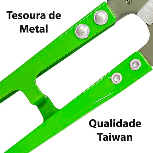 Kit 6 Tesourinhas de Arremate Tic Tac Taiwan Para Acabamento Bordado Papel Tecido