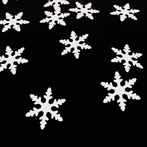 Snowflake Confetti Merry Christmas Max Holiday Party Decoration Table Scatters Confetti Metallic Foil For New Year Wedding Birthday Baby Shower Bridal Shower Festival Theme Party Table Decorations #TOP2