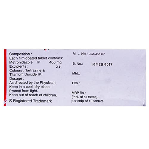 Image of ARISTOGYL 400MG - Strip of 10 Tablets