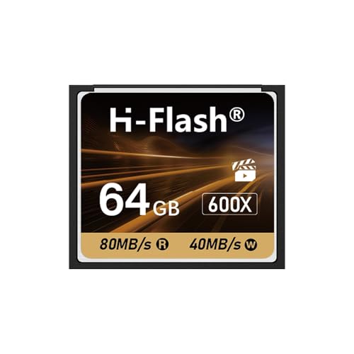 Amazon | H-Flash CFコンパクトフラッシュカード64GB - プロの写真愛好