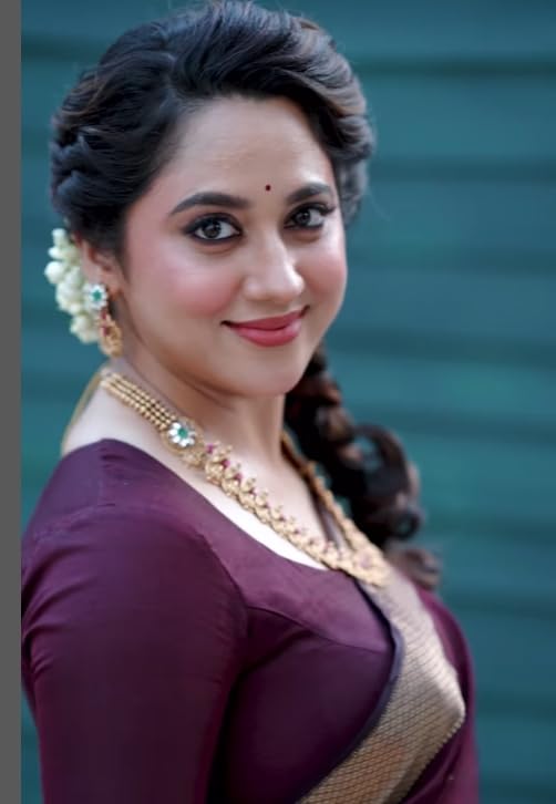 Image of Sugathari Women's Maroon Banarasi Kanchipuram Art Silk Saree for Women - Traditional Wedding & Party Saree with Blouse Piece - Ethnic Indian Silk Saree for Bridal, Festive (KS-156)