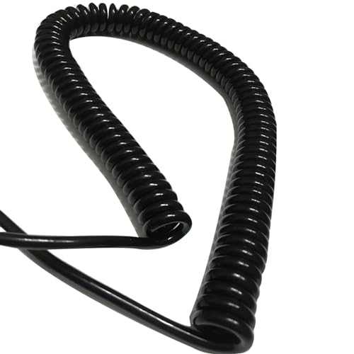 Cable eléctrico de bobina retráctil extensible de 0.3mm² con diámetro exterior de 10mm 5