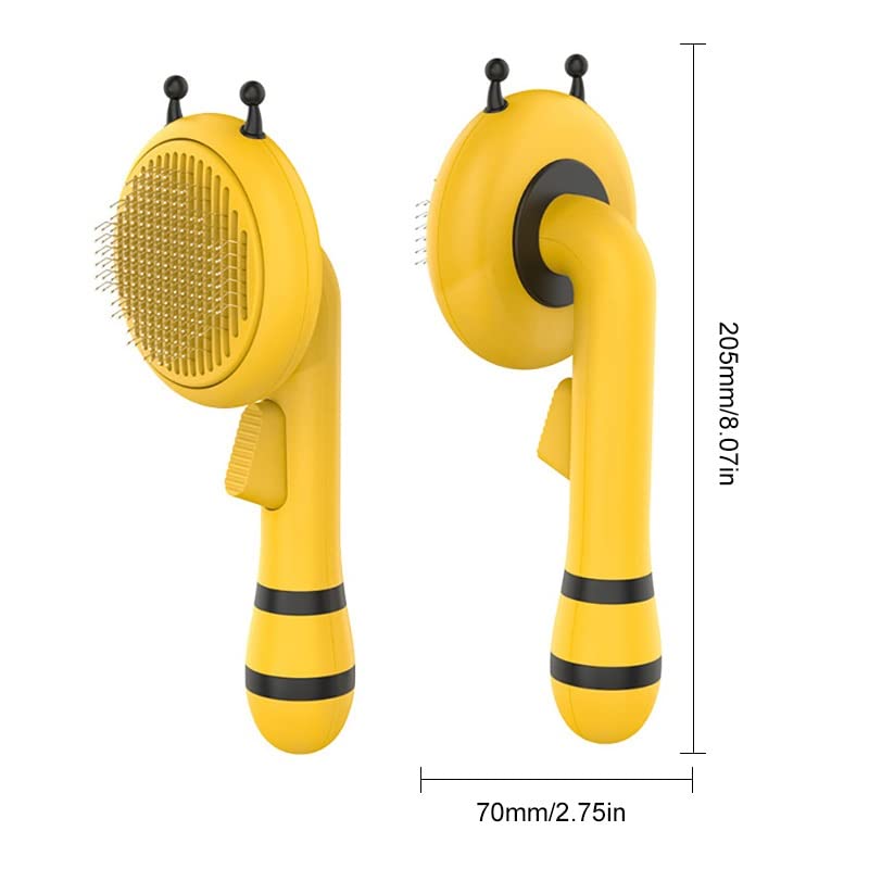 Miniatura 2 de HOUKAI Peine para mascotas y gatos cepillo para el pelo del perro cepillo para el cuidado de la belleza cepillo de limpieza suministros para perros