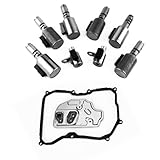 6-speed 09G Transmission Solenoid Valve set 8 pcs With Filter Gasket Kit Compatible with Beetle Jetta Rabbit Golf 2.5