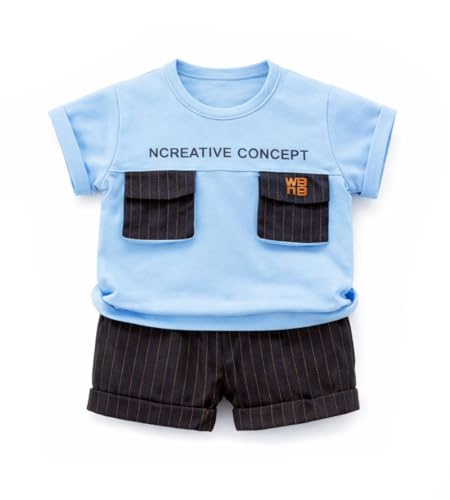 Image of Bold N Elegant Dailywear Cartoon Summer Kid's Half Sleeves T-shirt Shorts Set for Baby Boys & Girls