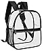 USPECLARE Clear Backpack for Stadium Approved 12×6×12, Water proof Clear Bag for Stadium Events and Concert Work Sport Event