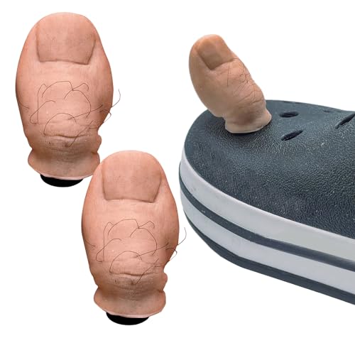 Smavles Big Toe Croc Charm, 2Pcs Drôles 3D Chaussures...