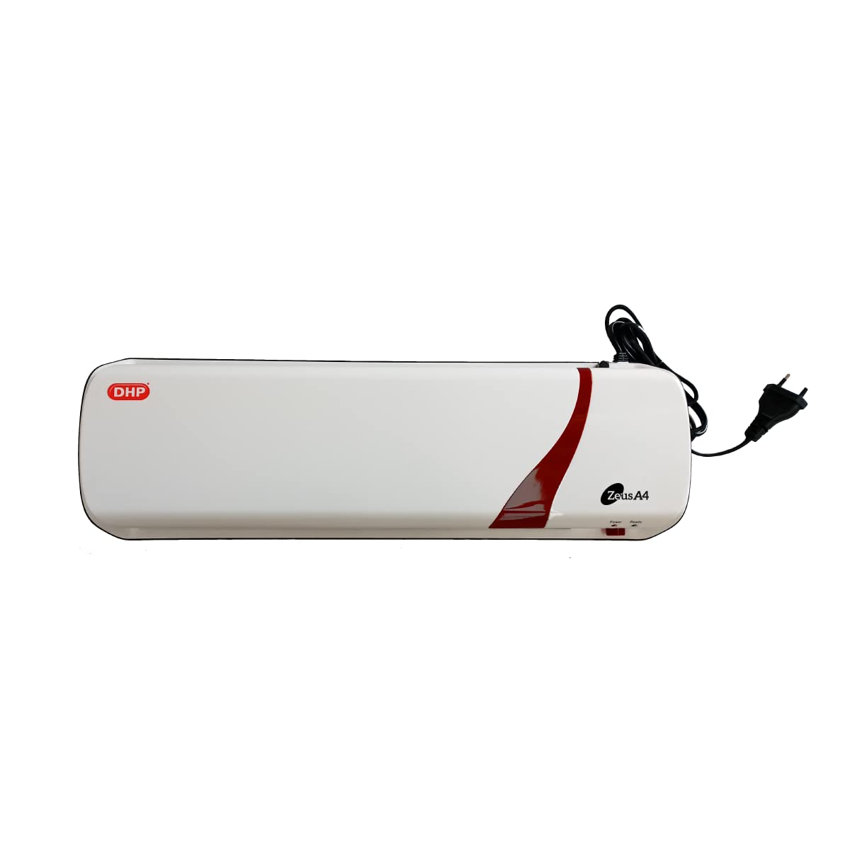 Plastificadora DHP Zeus A4 - Plastificadora A4 de dos rodillos con liberalización ABS, plastifica fundas de hasta 125 micras (1 cara)