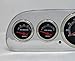 Dolphin Gauges Compatible with 1960 1961 1962 1963 Ford Falcon Car 5 Gauge Dash Cluster Panel Set Programmable Black