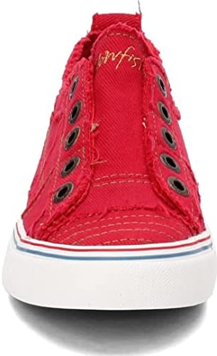 Blowfish Malibu womens Play Sneaker, Jester Red Hipster Twill, 9 US | Image 7