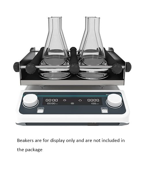 Digital Orbital Shaker Lab Orbital Shaker with Speed Range 40 to 200rpm Plate Size 250 * 250mm Max Load 2kg Orbit Diameter 20mm Turn Circular
