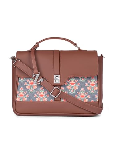 Image of ZOUK | Women's Vegan Leather | Stylish Handbag with Adjustable Strap, Top Handle |