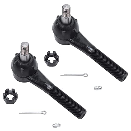 Image of Detroit Axle - RWD Front Upper Control Arms w /Ball Joints + Outer Tie Rod Ends Replacement for 1994-1999 Dodge Ram 1500 2500 3500