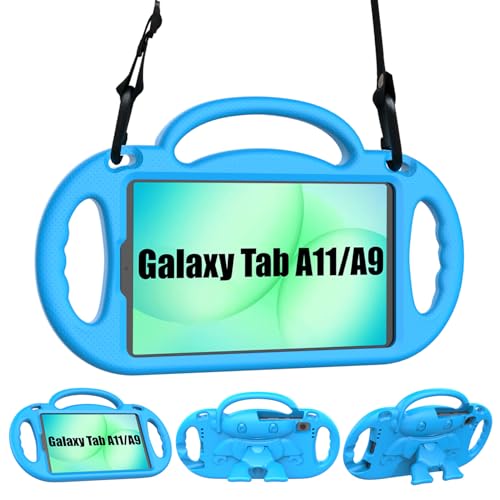 Azul Funda para Tablet Samsung Galaxy Tab A11/A9/A7 Lite 8.7″ para Niños