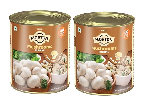 Image of Birla Morton Mushrooms in Brine 800 Gm Pack of 2