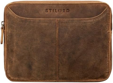 Hand Stitched Leather Cover Portfolio For IPad Mini 7 6 5 – DMleather - View #12