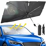 Beurseaf Pare-Brise de Voiture,Pare-Soleil Voiture,Pare-Soleil Voiture Pare-Brise Intérieur,2025 Dernier Pare-Soleil Avant Pliable,Bloque Les Rayons UV