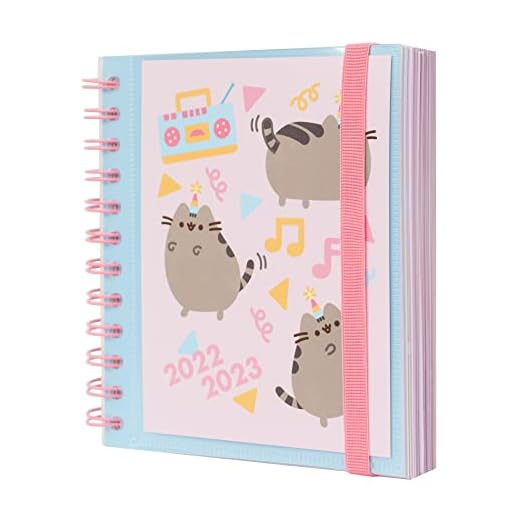 Agenda 2022 2023 Pusheen - Agenda escolar 2022 2023 dia por página desde agosto de 2022 a junio de 2023 │Vuelta al cole material escolar - Agenda Pusheen 2022 2023 - Licencia oficial