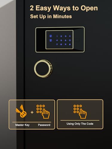 Image of TIGERKING Extra Large Safe for Home 17.6 Cu Ft, 235 lb Heavy-Duty Steel