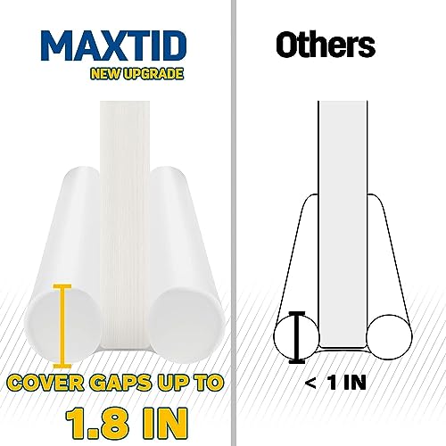 MAXTID Under Door Draft Stopper Cold Air Blocker - Large Doors Seal Gap Bottom of Doors 36\" Adjustable 30\" 32\" 34\" Weather Stripping Noise Blocker Interior Front Door Sweep Soundproof Door Accessories