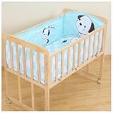 WXJHNYBS Chichoneras Cuna, Suave,Transpirable Chichonera con Colchón Y...