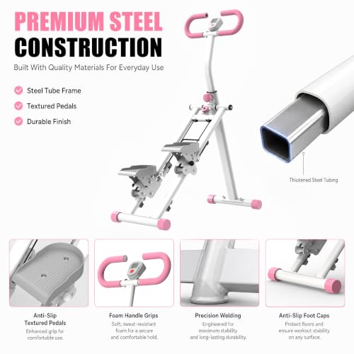 Image of Stair Stepper for Home-Upgrade Vertical Climber Workout Machine for Full-Body Exercise Climber Fitness Equipment with Stable Frame Adjustable Handlebar