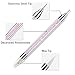 Nail Rhinestone Jewel Picker Dotting Pen Set 2 Color Pickup Pen with Brush Wax Pencil Picker Rhinestones Applicator Application Kit for Nail Art NATPLUS
