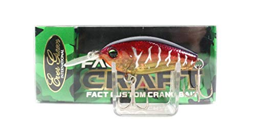 Evergreen FACT Craft Crankbait, 1.9 inches (4.7 cm), 0.2 oz (6.5 g), Prespawn Dynamite #19