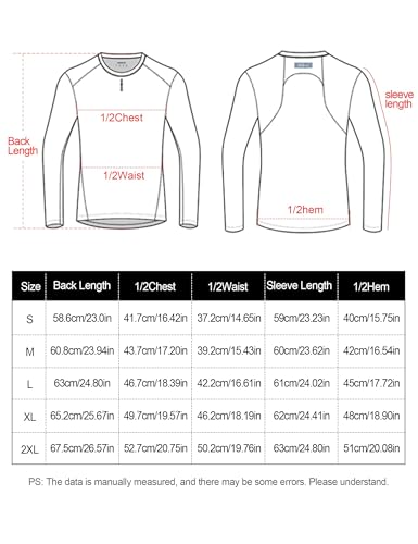 INBIKE Maillot Ciclismo Bici Carretera MTB fútbol Camiseta Ropa Hombres Manga Larga Transpirable Ventilar Secado rápido elástico Suave Ligero multifunción Verano 2XL - imagen 6