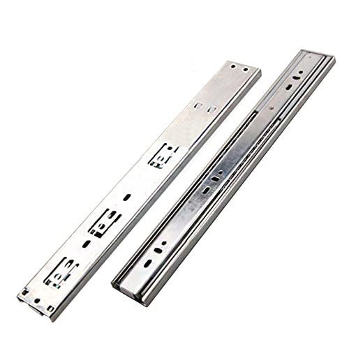 Duchunsheng Corredores De Cajones De Cierre Suave 300 Mm 400 Mm 500 Mm - Correderas con Cojinetes De Bolas De Servicio Pesado para Gabinete De Cocina (Size : 300mm) Cover