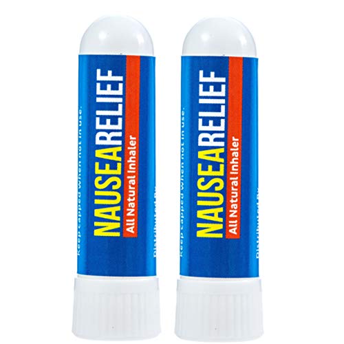 Nausea Relief Inhaler 2 Pack - Motion Sickness, Chemo Queasiness, Morning Sickness, etc