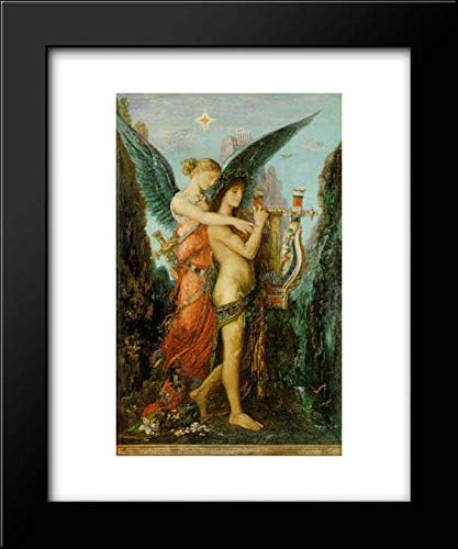 Hesiod and the Muse 15x18 Framed Art Print by Gustave Moreau