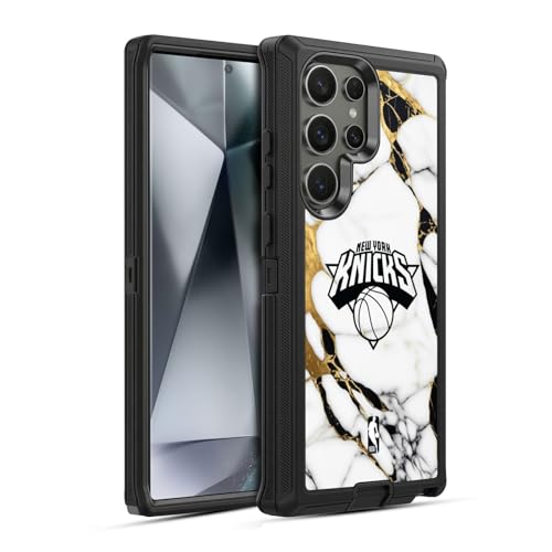 Coque NBA New York Knicks Samsung S24 Ultra marbre finies les rayures
