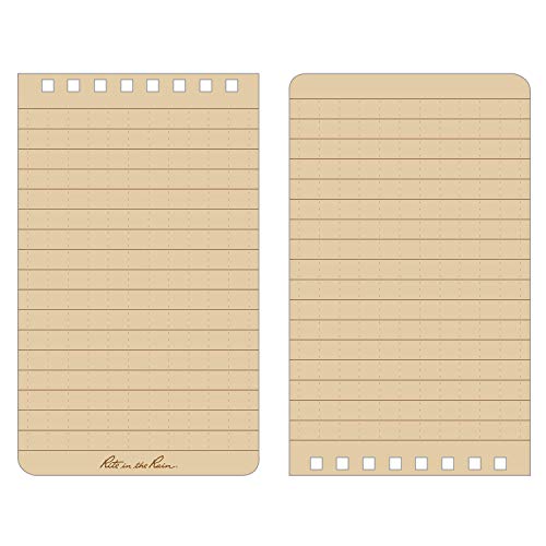 Cahier à spirales Rite in the Rain papier imperméable petit format lot de 3 - 2
