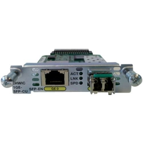 Cisco - Scheda di interfaccia Wan ad alta velocità - 1 X 10/100/1000base-t Lan - 1 X Sfp (mini-gbic) 100 - 1 X slot di espansione