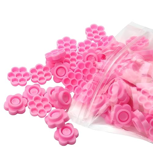 Batoque Flor Suporte de Cola para Extensão de Cílios - 50 Unidades