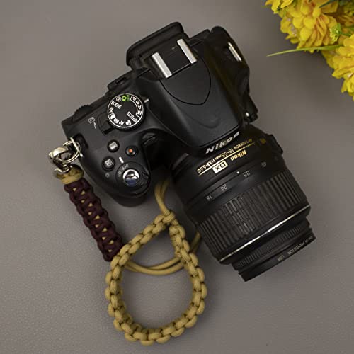 Image of Paracord Wrist | Camera Strap for Robust Hand Grip To Hold All DSLR Camera | Heavy gear | Binocular -Alloy camera strap