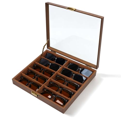 Image of Travel Sunglasses Organizer, Sunglasses Travel Case for Multiple Pairs, Multiple Glasses Travel Case for Women, Men