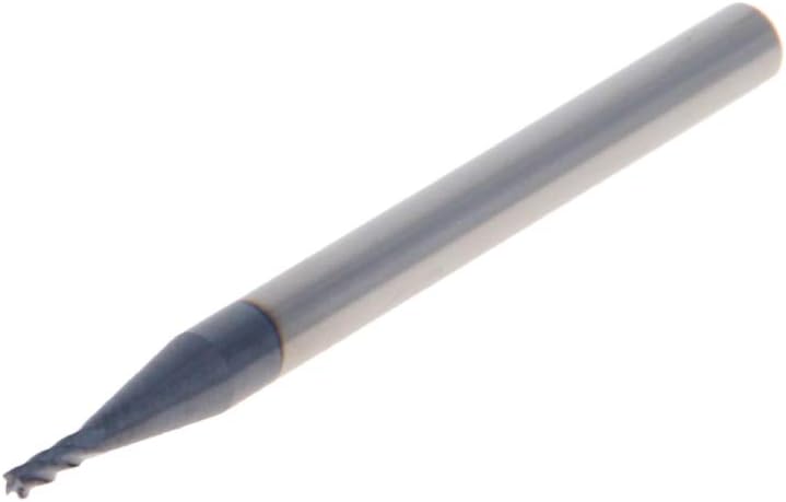 Utoolmart Carbide Flat Nose End Mill Cutter, CNC Router Cutter, 3mm Cutting Dia, 4 Flute End Mill Cutter CNC Router Bits, Spiral Drill Bit Straight End Mill Cutter, 1 Pcs