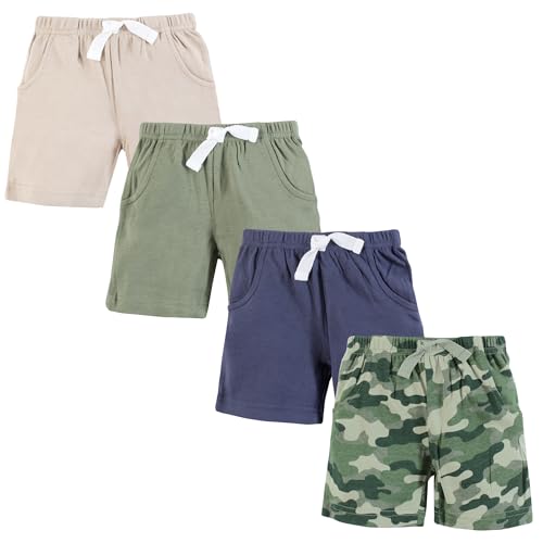 Image of Hudson Baby Baby Shorts Bottoms 4-Pack