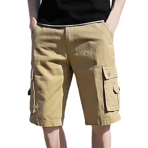 Short cargo pour l'extérieur pantalon court en coton homme léger loisirs chino