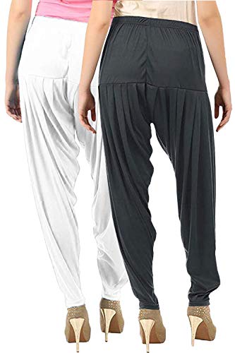 Image of Buy That Trendz Patiala Salwar for Women Relaxed Fit Viscose Patiyala Salwar Harem Bottom Pants