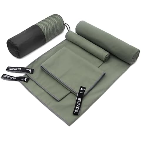 Eunzel Quick Dry Microfiber Towel Set Cover
